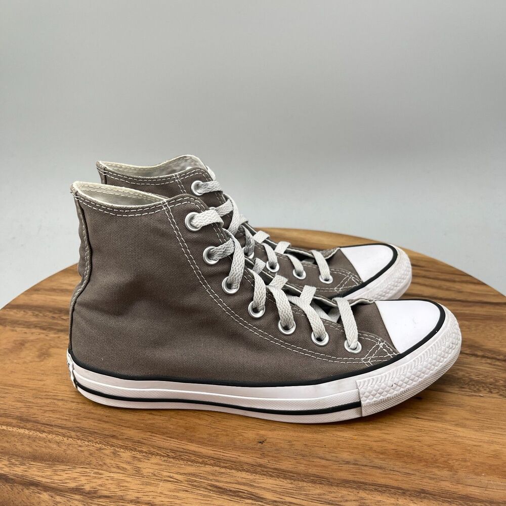 Converse Chuck Taylor All Star Hi Shoes Womens 7.5 Brown Casual Skate Sneakers